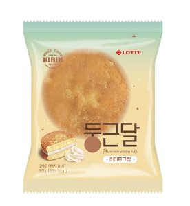 롯데웰푸드 둥근달 화이트크림 85g