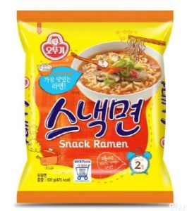 오뚜기 스낵면 108g