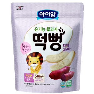 일동후디스 유기농쌀과자 자색고구마떡뻥 30g