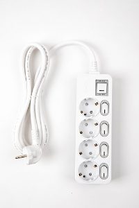 펄스일렉트로닉스 절전형 개별스위치멀티탭4구5호 ac250v~16a