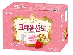 크라운제과 크라운산도딸기 323g