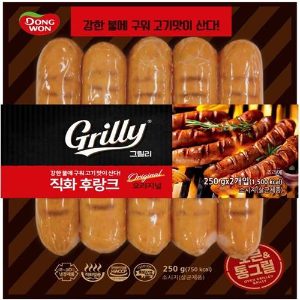 동원 그릴리 직화후랑크 250gx2 500g