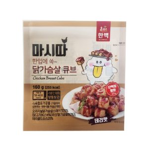 한맥푸드 마시따닭가슴살큐브데리맛 160g