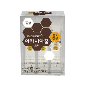 꽃샘 꿀로장생 아카시아꿀 12g*15
