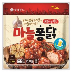 롯데웰푸드 마늘퐁닭 200g
