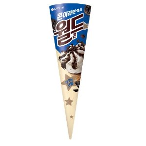 롯데웰푸드 월드콘 쿠키앤크림 160ml