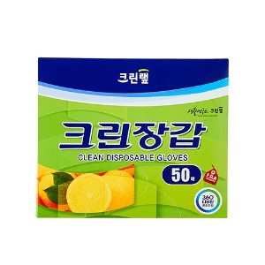 크린랩 크린장갑 50매 중