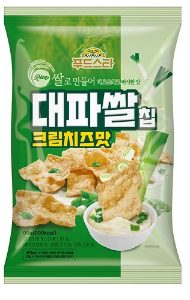 상일제과 푸드스타 대파쌀칩크림치즈맛 60g