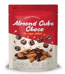 삼광식품 아몬드큐브초코 50g
