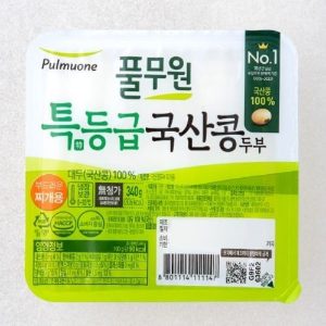 풀무원식품 풀무원국산콩두부부드러운찌개용 340g