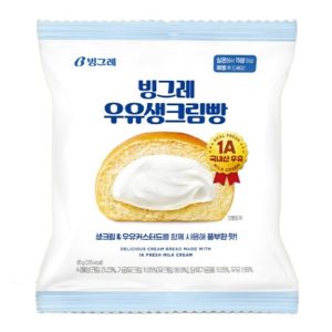 빙그레 우유생크림빵 95g