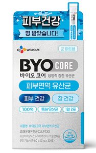 씨제이웰케어 피부면역 유산균 100억 60g 2g*30포