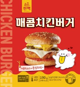 한맥푸드 매콤치킨버거 190g