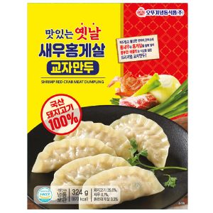 맛있는 옛날 새우홍게살 교자 만두 324g