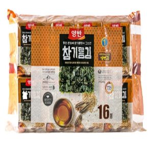 동원 양반 참기름 식탁김 16봉 64g