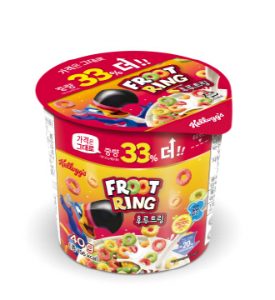 농심켈로그 후르트링 컵 40g
