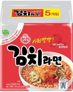 오뚜기 김치라면 600 g