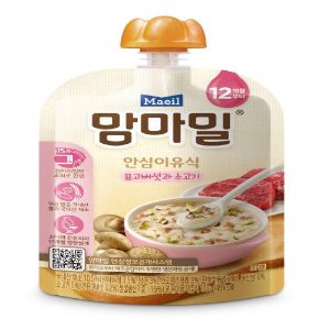 매일유업 맘마밀 안심이유식 표고버섯과 소고기 100g