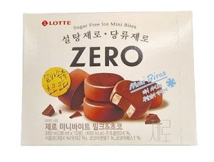 롯데웰푸드 제로 미니바이트 밀크 초코 380ml