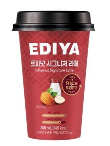 이디야 토피넛 시그니처 라떼 300ml