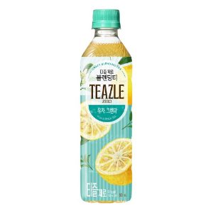 웅진 티즐 제로 유자그린티 500ml