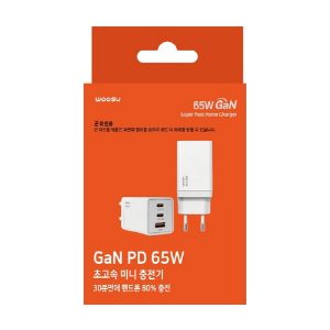 테라톤 WOOSU GAN PD 65W 초고속 미니 가정용 충전기
