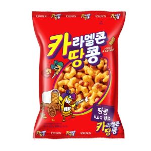 크라운제과 카라멜콘 땅콩 150g