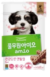 풀무원식품 아미오 건강담은 간식 덴탈껌 레드 100g