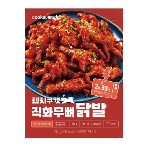 쿠캣 직화무뼈닭발 160g