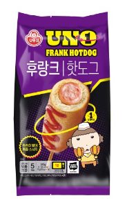 오뚜기 UNO 후랑크 핫도그 375g