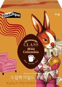쟈뎅 로스티크 클래스 드립백 마일드 콜롬비아 8g*7p