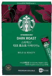 스타벅스 다크 로스트 아메리카노 50입 55g