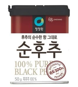 대상 청정원 순후추 50g