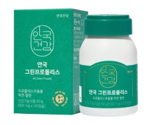 안국건강 그린프로폴리스 500mg * 120c