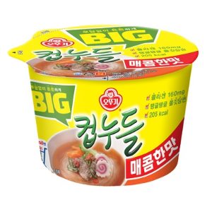 오뚜기 빅컵누들 매콤한맛 61g