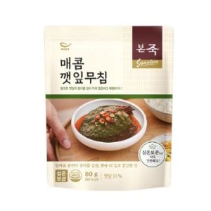 본죽 시그니처 매콤깻잎무침 80g