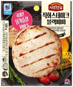사조대림 사조안심 닭가슴살 직화스테이크 블랙페퍼 100g