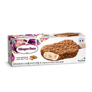 하겐다즈 마카다미아 넛 브리틀 아이스크림바 80ml