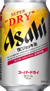아사히 수퍼드라이 생맥주캔 340ml