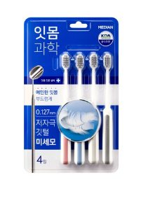아모레 퍼시픽 메디안 잇몸과학 칫솔 4입