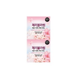엘지생활건강 온더바디 체리블라썸 휘핑비누 90g*4