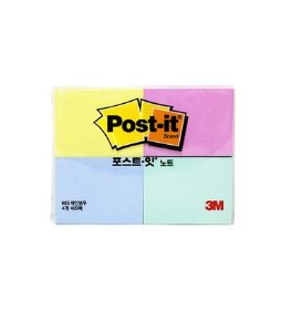 3M 포스트잇 노트 653 레인보우 400매